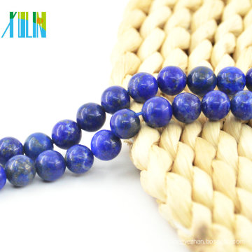 L0059 Wholesale Jewelry 4-12MM Lapis Lazuli Gemstones Sapphire Color Loose Beads Stone